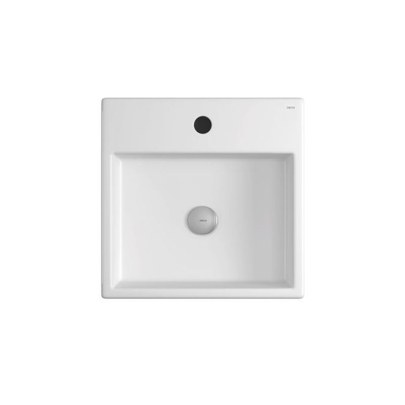 Cuba de Apoio L73 41 x41 cm Quadrada Branco Gelo DECA