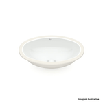 Cuba de Embutir Oval 49X32,5cm Branco INCEPA