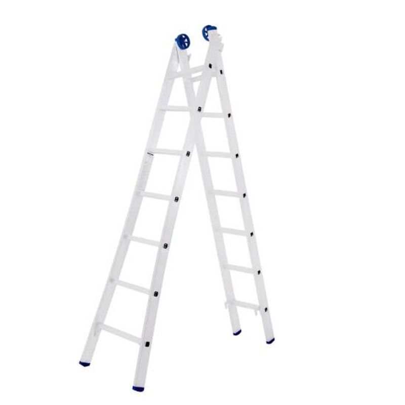 Escada Extensiva em Alumínio 7 Degraus MOR