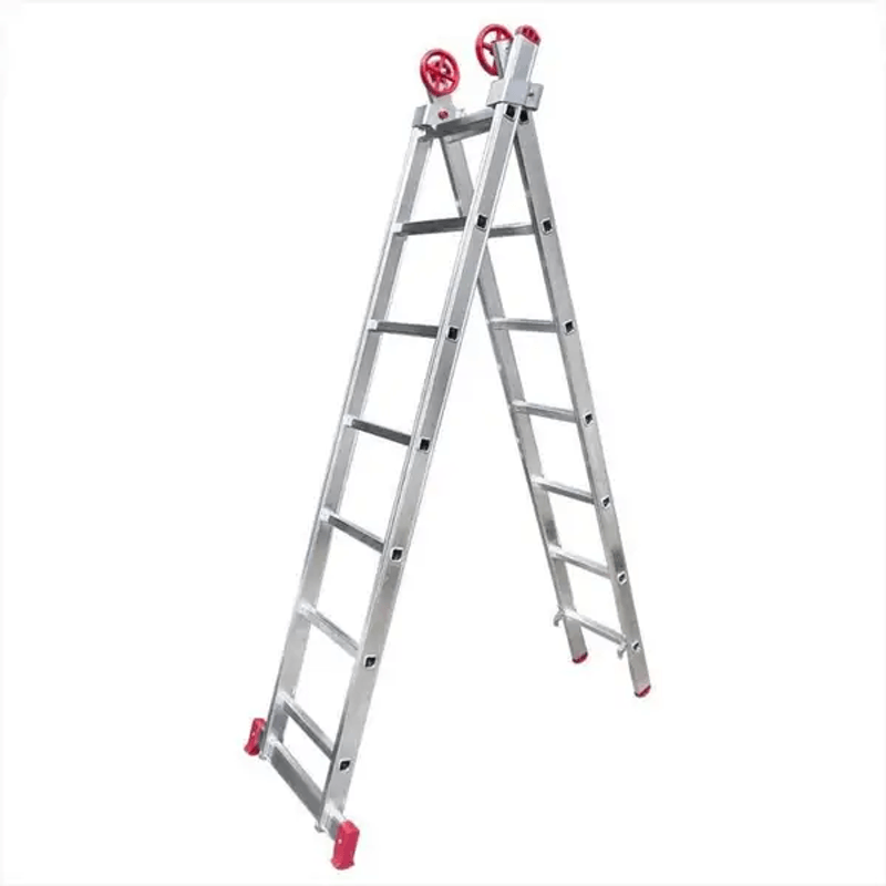 Escada Extensiva em Alumínio 7 Degraus BOTAFOGO