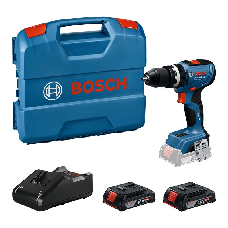 Furadeira Parafusadeira Impacto GSB18V65 B 2 Baterias 18V BOSCH