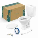 Kit de Bacia com Caixa Acoplada Saveiro Branco ROCA