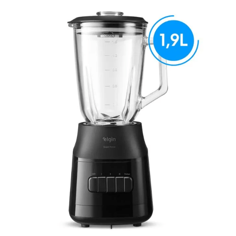 Liquidificador Super Force 1,9L Preto 127V  ELGIN