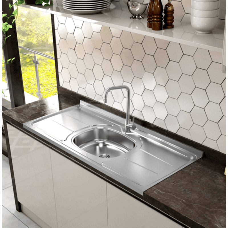 Pia Inox Plus 1,20x0,53cm GHELPLUS