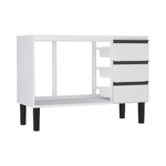 Gabinete Aço Netuno 1,20M Branco COZIMAX