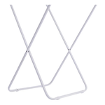 Varal de Chão 120x52x95 com Abas Branco MAXEB