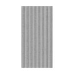 Revestimento Acetinado Ripado Cimento Retificado 45x90cm LUME CERÂMICA