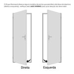 Porta de Aço com Friso Direita 2,15x1,00m RAMASSOL