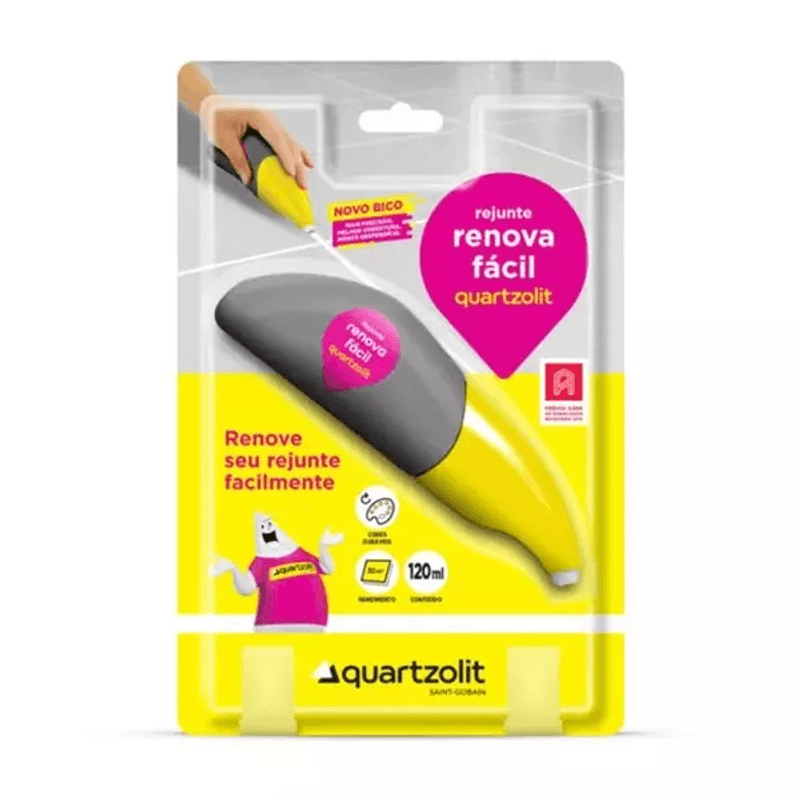 Rejunte Renova Facil 120ml Preto Onix QUARTZOLIT