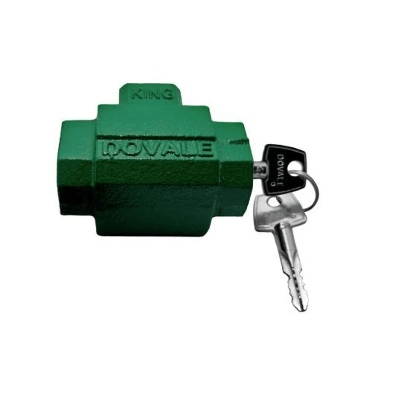 Cadeado Porta Enrolar King 3" Verde DOVALE