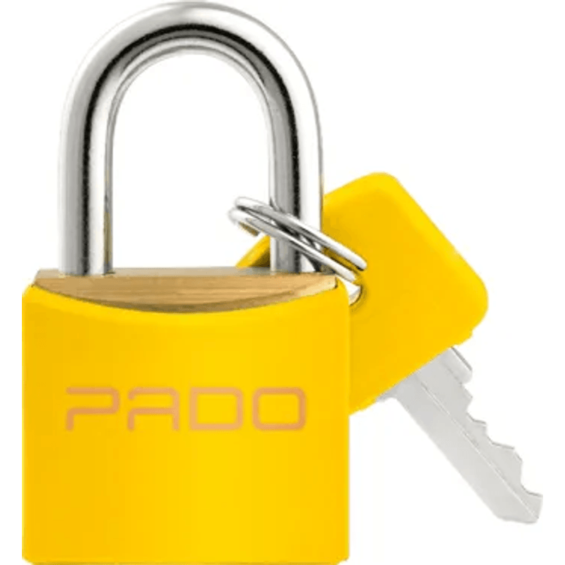 Cadeado SM LT Cores 25MM Amarelo PADO