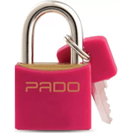 Cadeado SM LT Cores 25MM Magenta PADO
