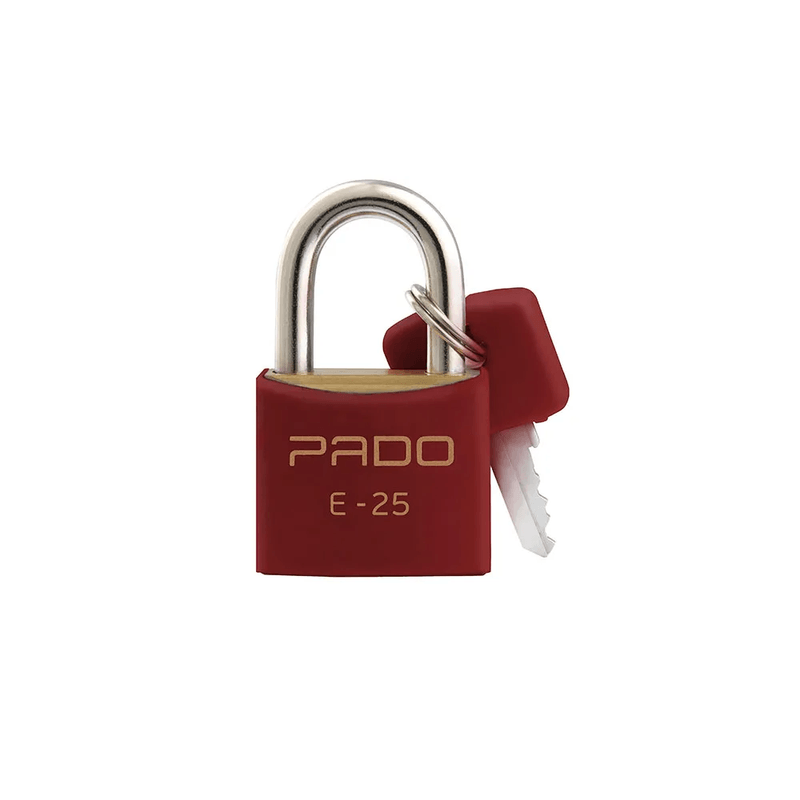 Cadeado SM LT Cores 25MM Vermelho Pado