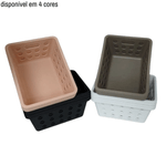 Kit Cesta Organizadora LV4 Pequena Cores COZA