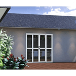 Porta Correr Central 213X200X12 Branco Sem Grade ULLIAN