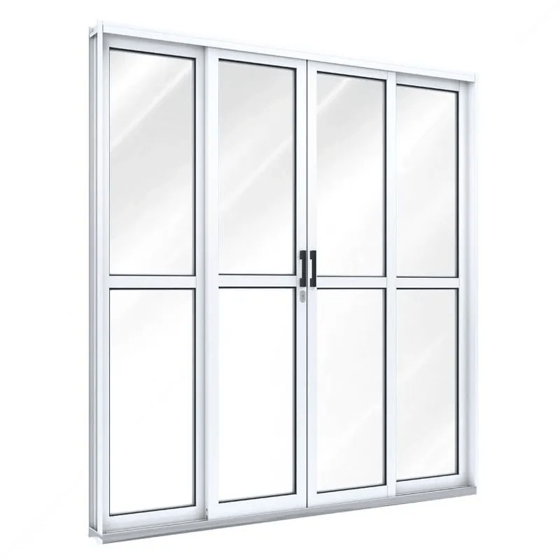 Porta de Correr Central 213X200X12 Branco RIOBRAS