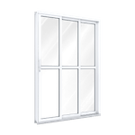 Porta de Correr Lateral 213X150X10,5 Branco ULLIAN