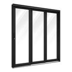 Porta de Correr Lateral P90041 215X150X14 Preto ULLIAN