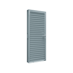 Porta de Aço Laminada 15911E 215x085x12 Esquerda RIOBRAS