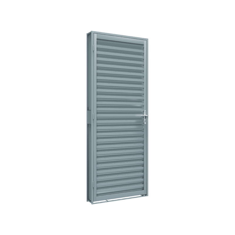 Porta de Aço Laminada 15911E 215x085x12 Esquerda RIOBRAS