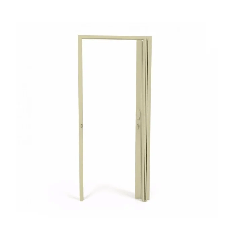 Porta Sanfonada PVC 210x090 Bege POLIFORT