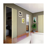 Porta Sanfonada PVC 210x090 Bege POLIFORT