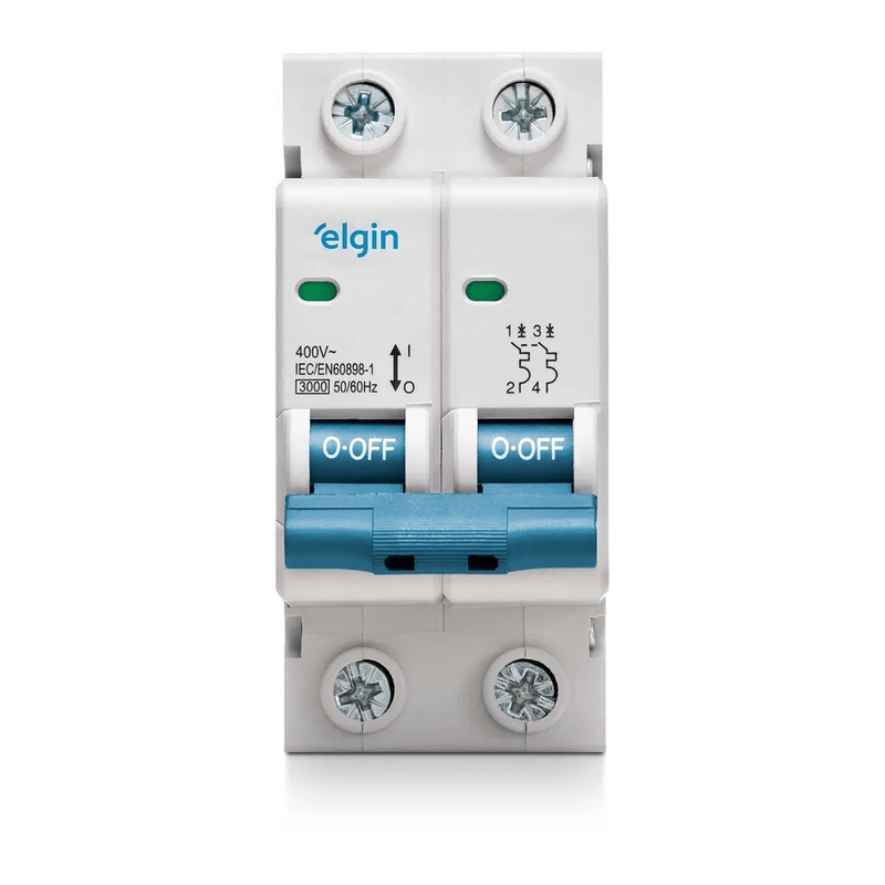 Disjuntor DIN BI C 10A ELGIN