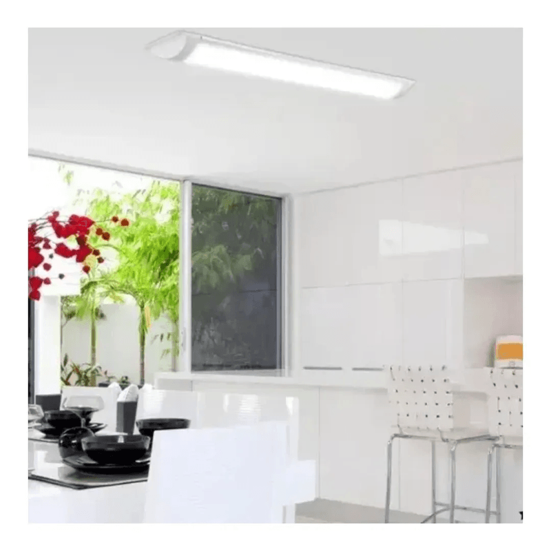Luminária LED 36W 6500K Cristal Branco HOMEFLAT