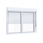 Janela Veneziana Persiana 92400 120X120X12 Branco S/ Grade ULLIAN