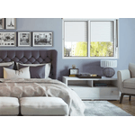 Janela Veneziana Persiana 92400 120X120X12 Branco S/ Grade ULLIAN