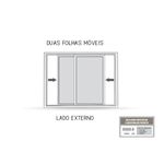 Janela Veneziana Persiana P92400 120X120X12 Preto ULLIAN