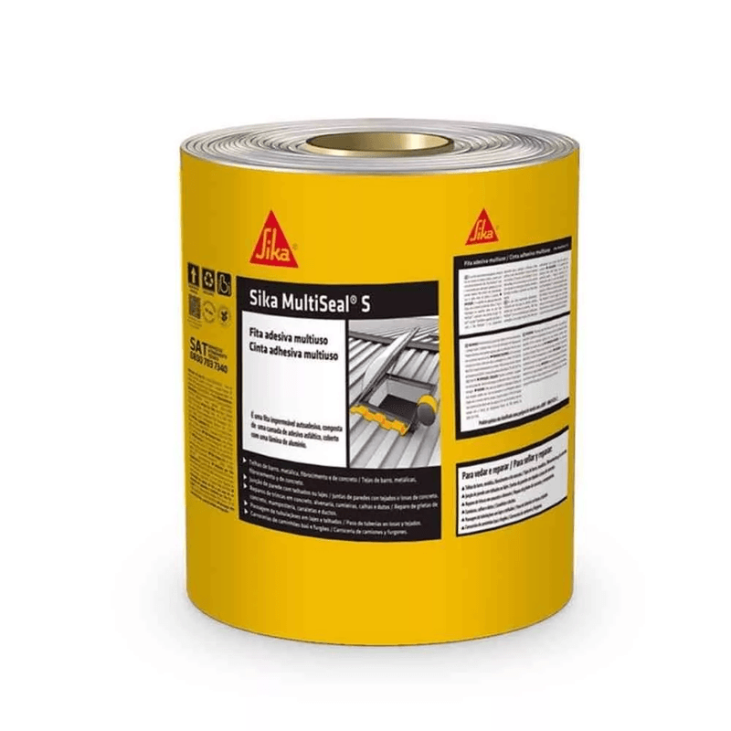 Fita Multiuso 20cmx10mt Alumínio SIKA