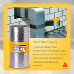 Fita Multiuso 30cmx10mt Alumínio SIKA