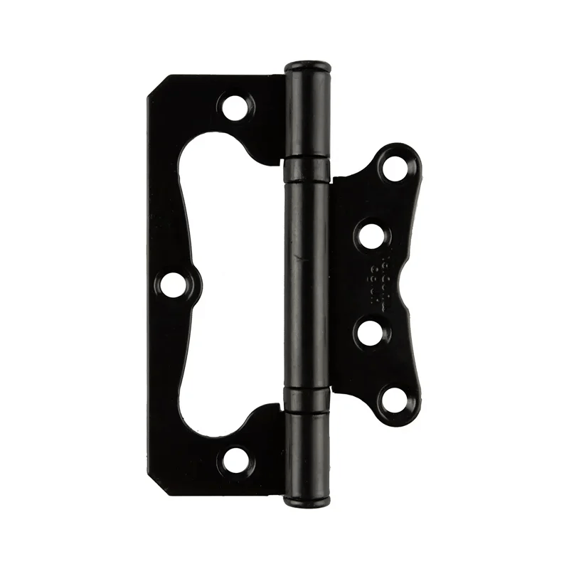 Dobradiça Aço Sobrepor 4" Preto 3 Peças UNIAO MUNDIAL